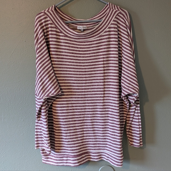 Thyme + Honey Stripped Soft Sweater Size XL - Picture 1 of 5